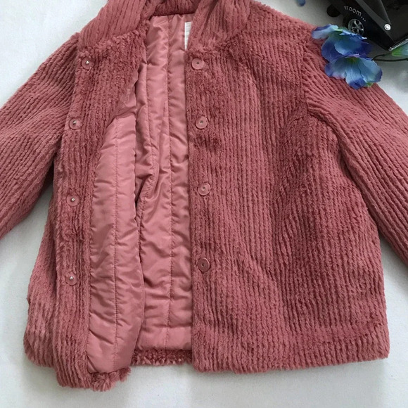 Elodie NWOT Faux Fur Hooded Jacket Girls L (13/14) - Picture 2 of 10